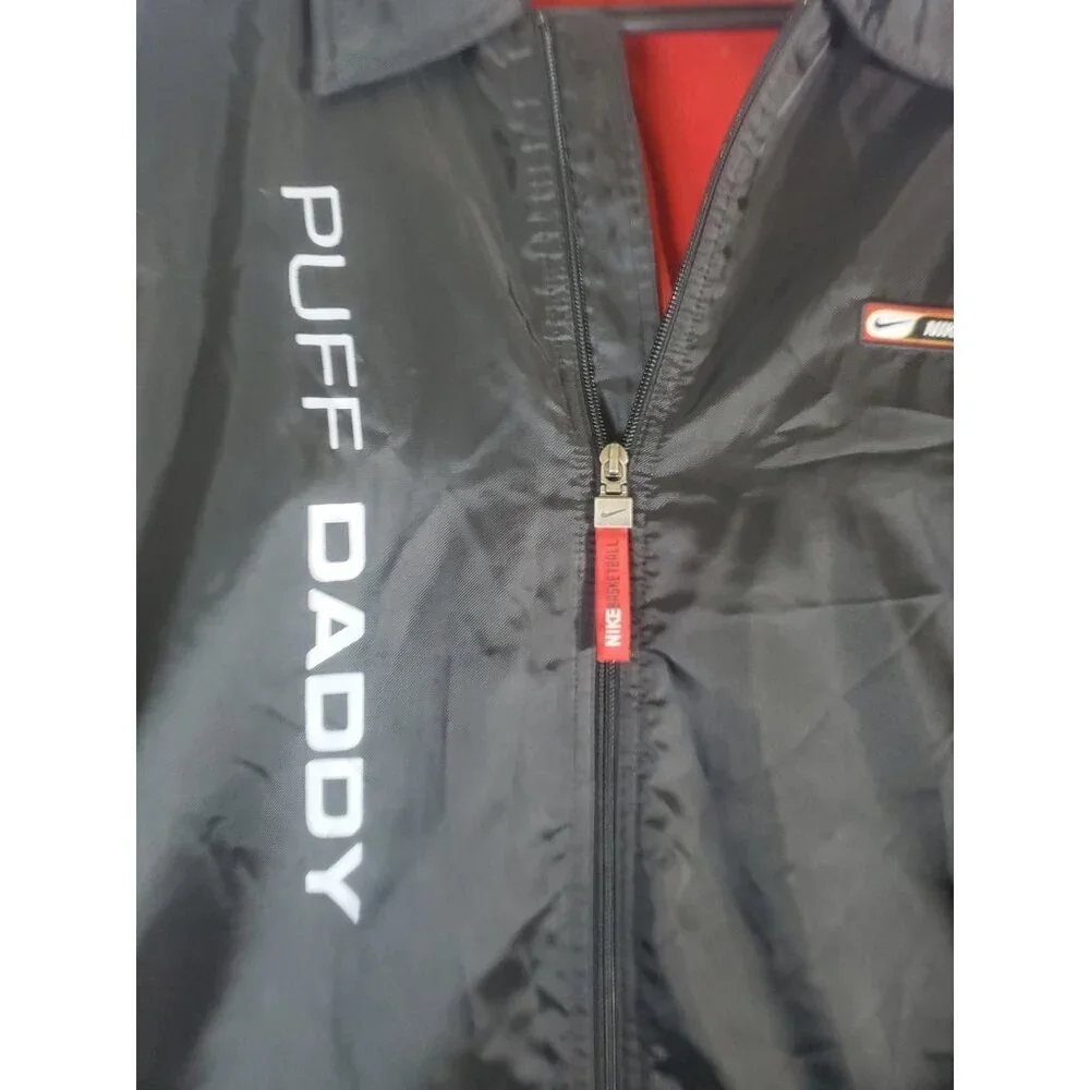 Vintage Nike Team Basketball 90s Puff Daddy Bad Boy Jacket Men's Size XL